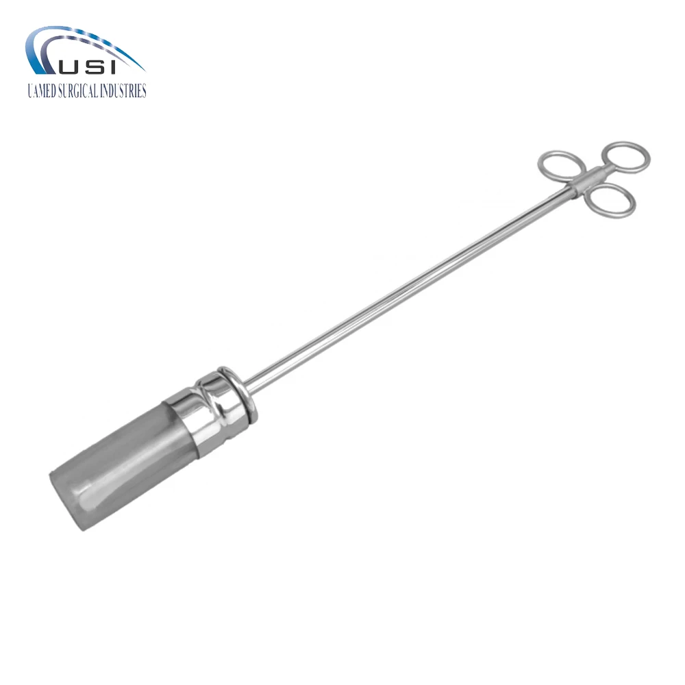 Bolus Gun Balling Gun Bolus Applicator Metal Bolus Gun with Rubber Cap 35 mm 38 mm veterinary instruments by UAMED SURGICAL