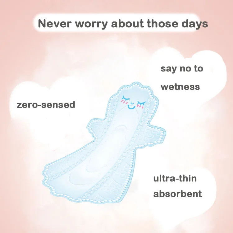 hygienic organic eco friendly sanitary napkin best woman pad in Korea