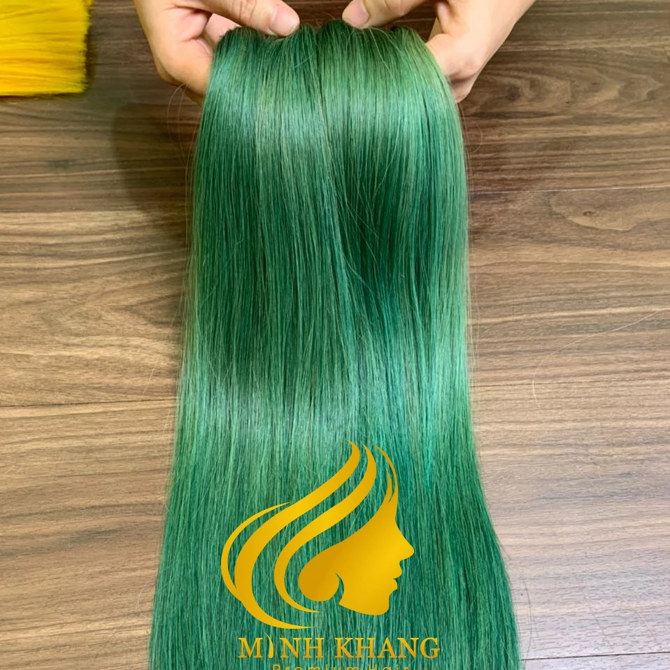 Лидер продаж пучок цветных 100% выровненных волос с кутикулой необработанные вьетнамские волосы 8-32 дюйма