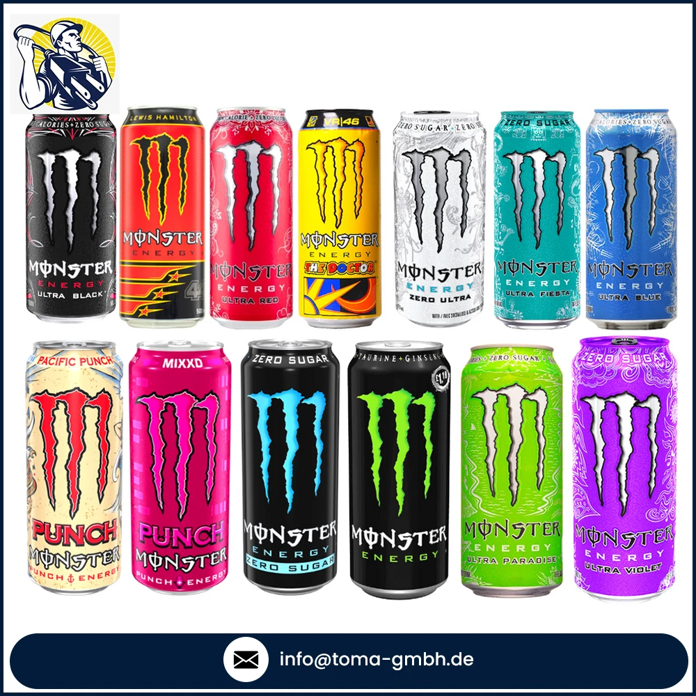 Distributer Selling Monster All Flavors Energy Drink with All Sizes from Austria