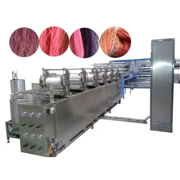 Многоцветная машина для окрашивания пряжи
