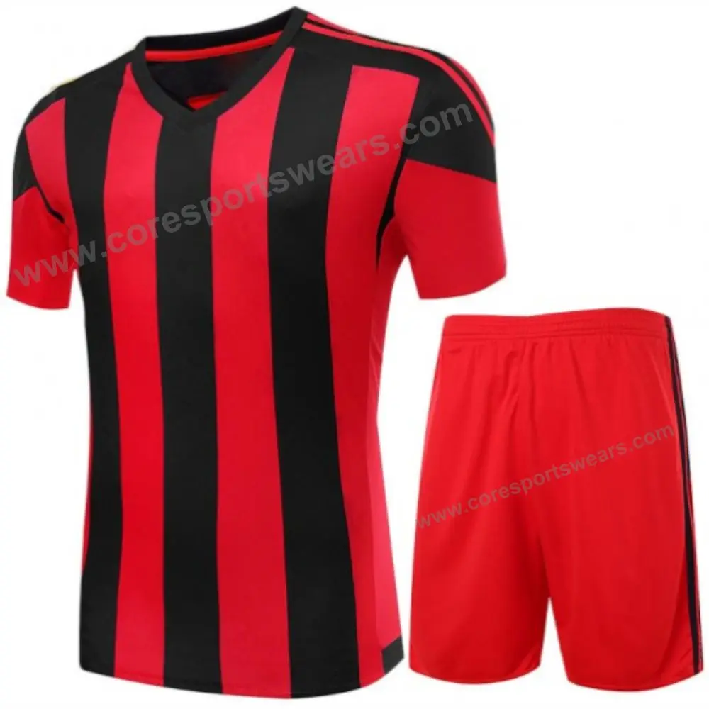 High Quality Short sleeves  Best Style Soccer Uniforms New Color Combination Uniforms Best arrivals for everyone