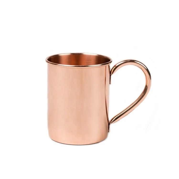 Exclusive Solid Copper Drinking Mug Designer Handle Moscow Mule for Drink ware