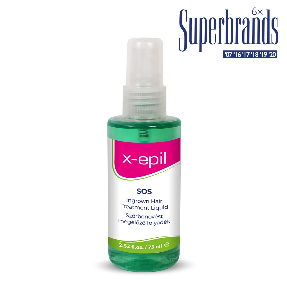 X-Epil SOS Ingrown Hair Treatment Liquid 75 ml Ingrown Hair Serum After shave Spray