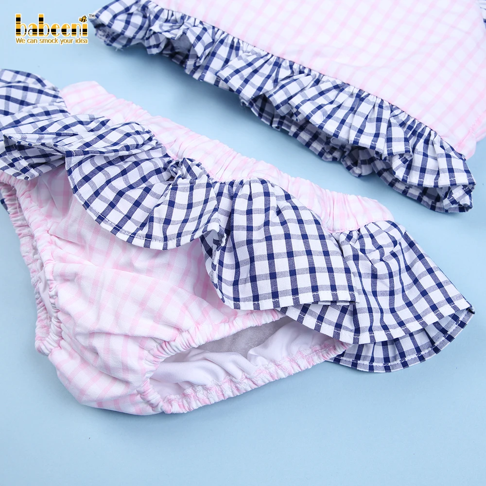 Милые простые купальники из двух частей для маленьких девочек OEM ODM оптовая продажа детской одежды-BB2434