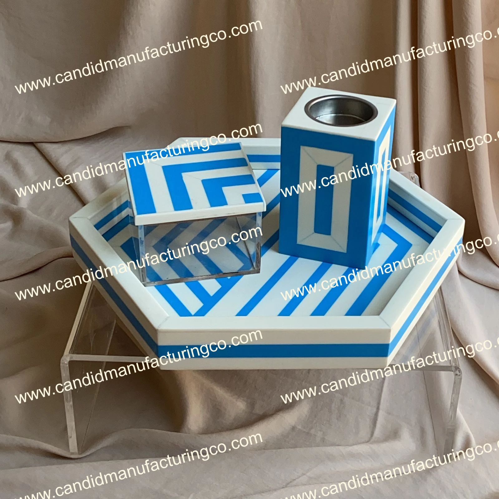 Available at Low Price Mother Pearl Tray Set Electric Scented Incense Burner Bakhoor Jewellery Box Wood Leaf Material Model New