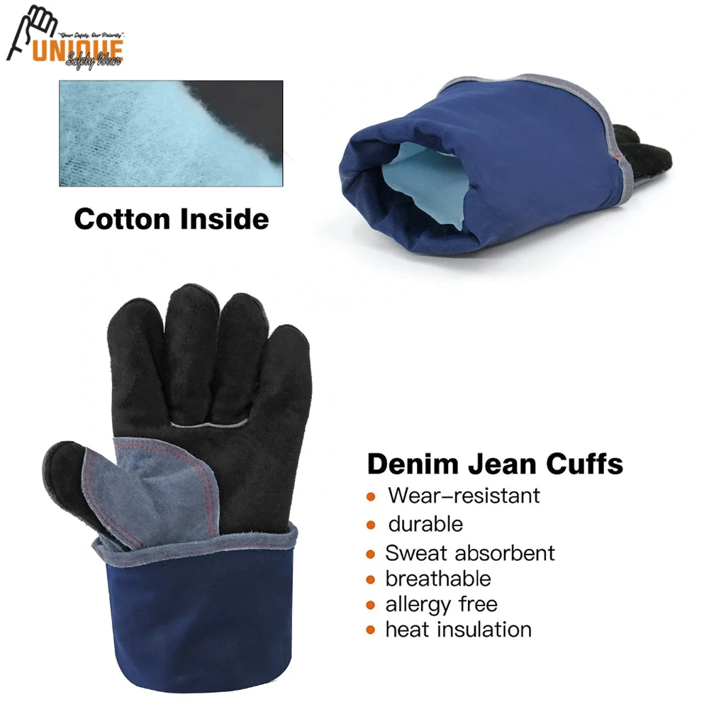 Hand Safety Leather Tig Gloves Customized Pakistan Made Top Quality Fire Proof Tig Gloves