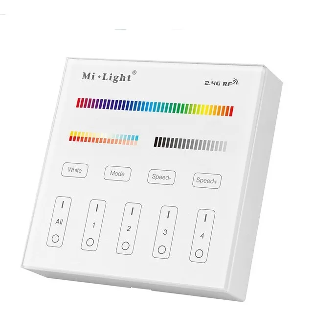 Milight B4 4-Zone RGBW RGB RGBW+CCT Smart Panel Remote Controller for led strip lights lamp bulb led tape ribbon