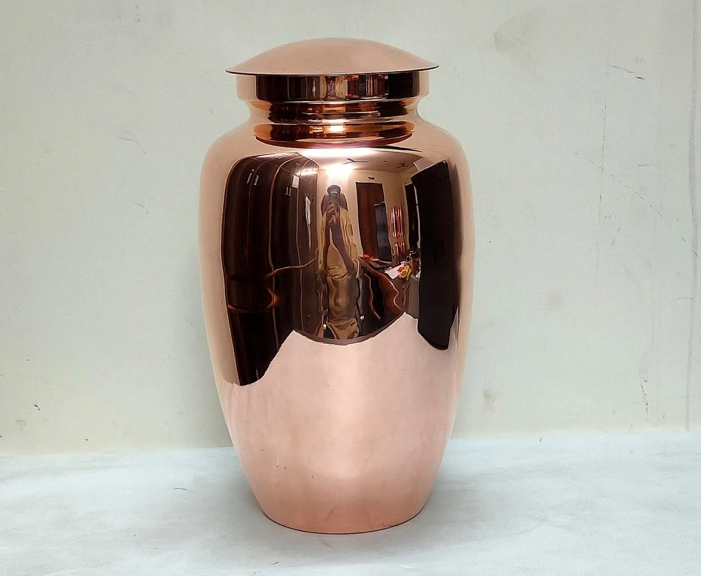 Memorial Copper Cremation Urns Funeral Cremation Urns for Human Ashes Copper Cremation Urns