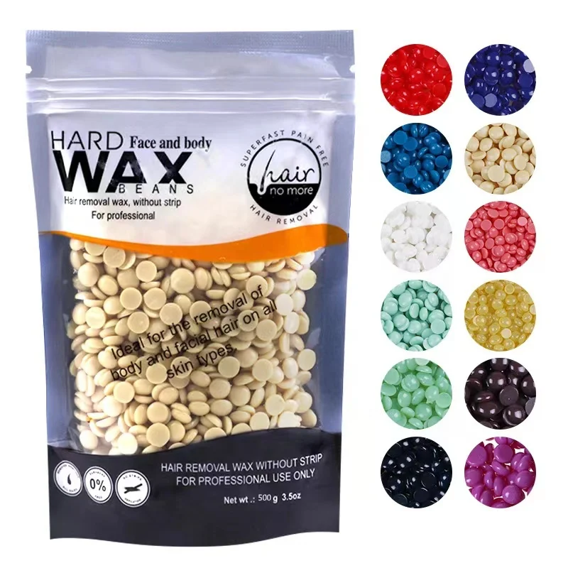 Wholesale Professional Depilatory Wax Beads Wax Pearls Hair Removal Waxing Bean Body Legs High Quality Private Label