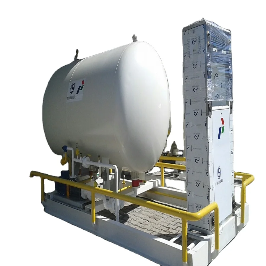 2 А, противоскользящая станция сжиженного нефтяного газа, лучшее качество, с емкостью 3 м3 сжиженного нефтяного газа и двойным дозатором сопла для наполнения автомобиля