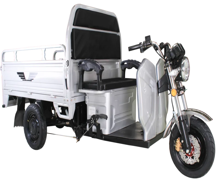
VOLTA VT5 ELECTRIC THREE WHEEL MOPED CARGO SILVER 