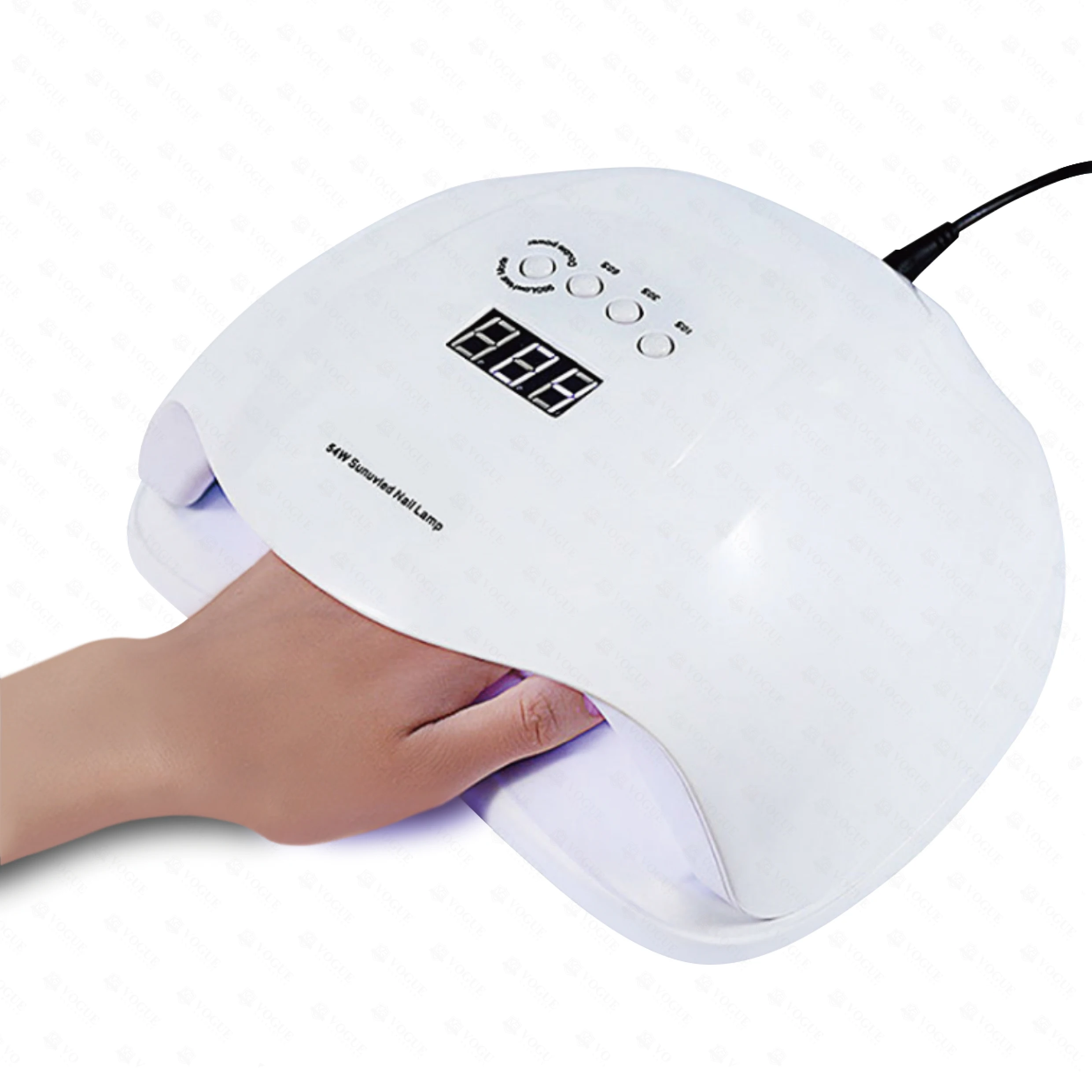 
54w UV White Color Sun Light Light Fast Led Gel Nail Lamp 