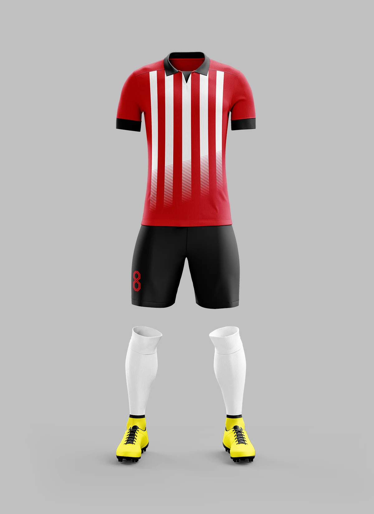 2021 design Outdoor Dry Soccer Uniform GSM 150 Football Team Game Jersey Breathable Sports Short-Sleeved Uniforms For Men