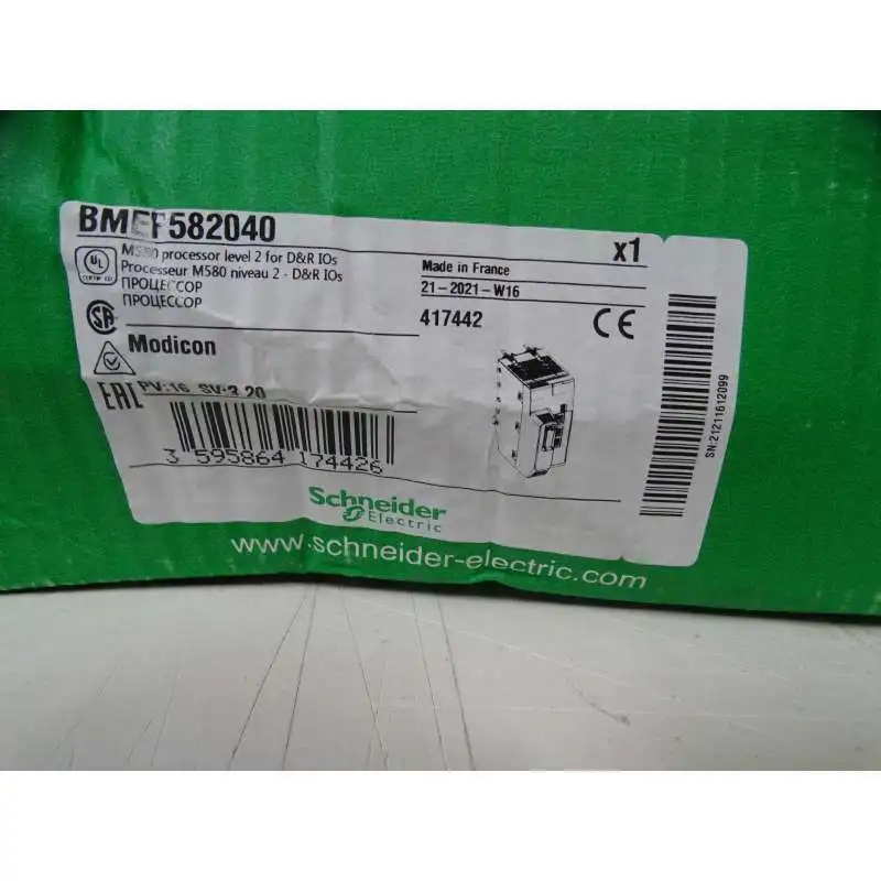 BMEP582040 Processor M580 - Level 2 - Scanner I/O Distributed And Remote