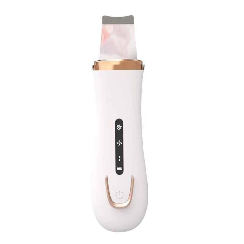 
2020 Portable electric facial dead skin peeling machine professional sonic face cleaning spatula ultrasonic skin scrubber 