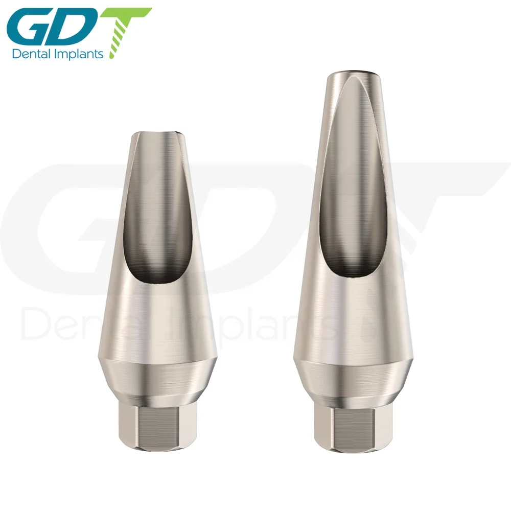 Titanium Angulated Abutment 15 degree Internal Hex 2.42mm Connection, Dental Implant