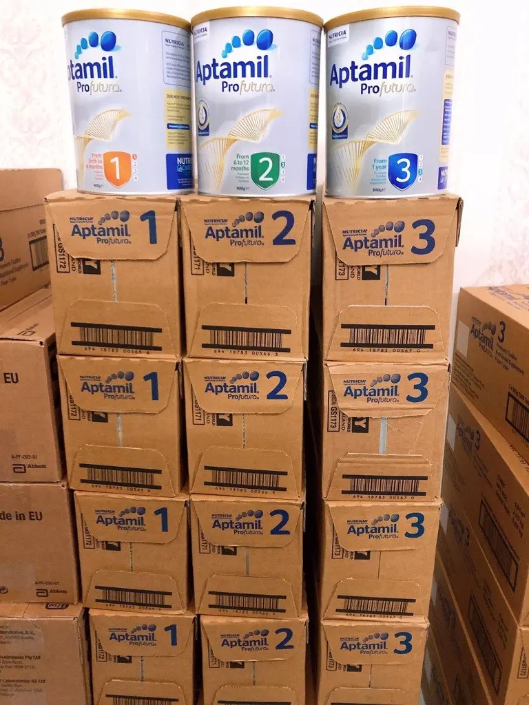 Сыпучий Aptamil Synbiotic детский молочный порошок. Этапы 2