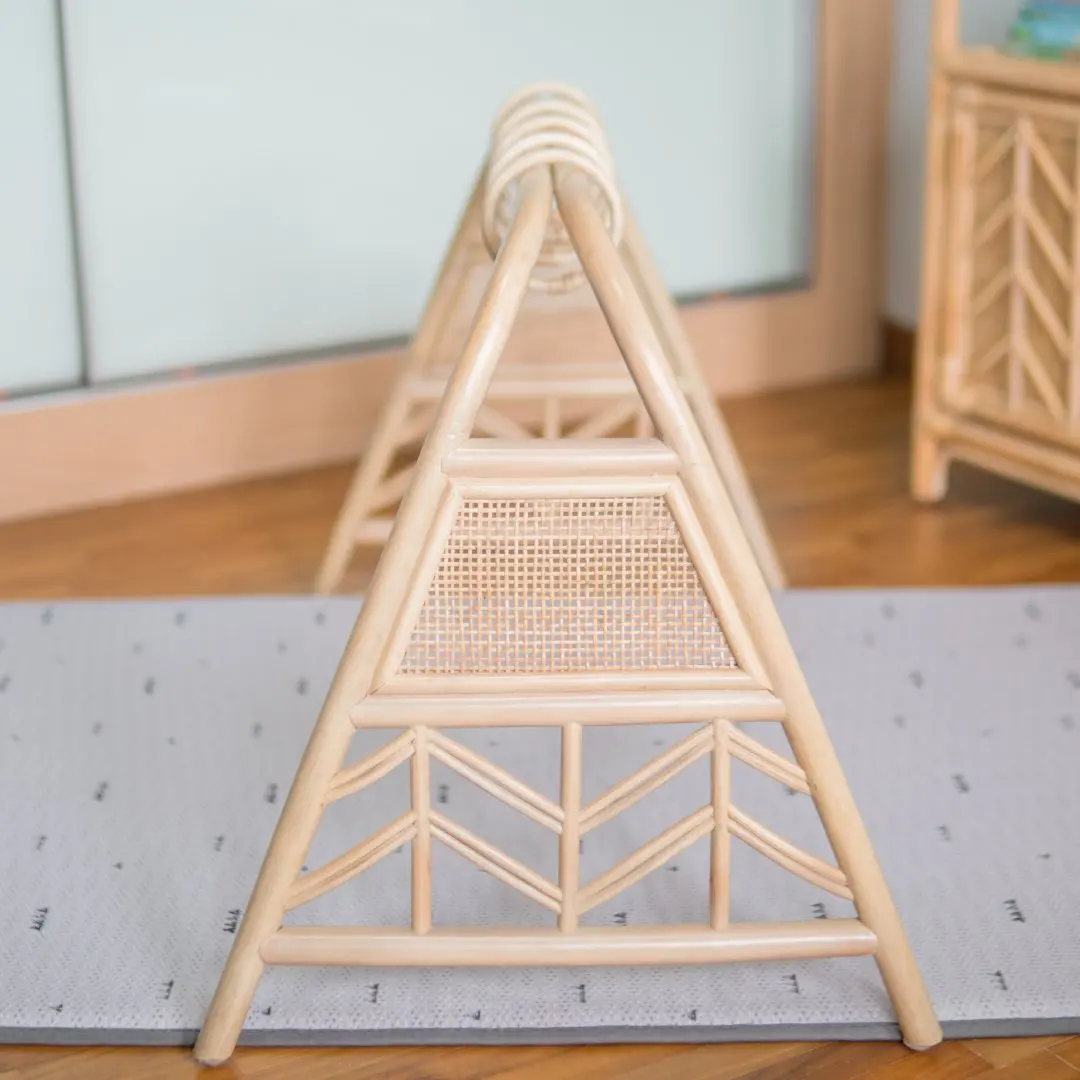 SISU/RFK-017 Rattan Baby Play Gym Furniture for Bedroom Use for Babies and Kids