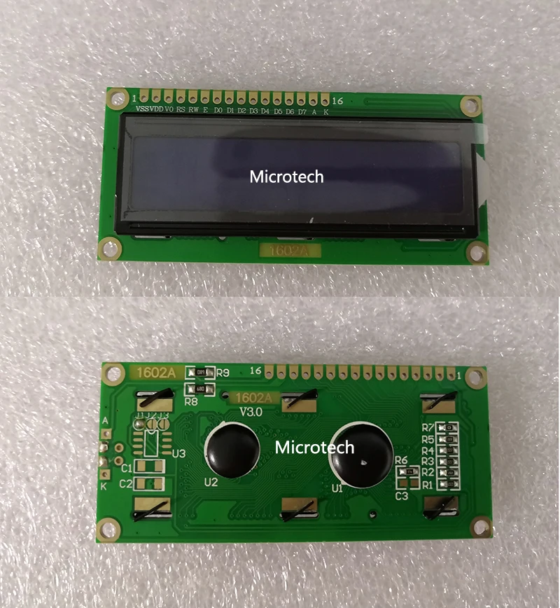 Монохромный ЖК-модуль MPU COB для фотогальванического инвертора, 1602A символ 16X2, цифровой FSTN/FTN