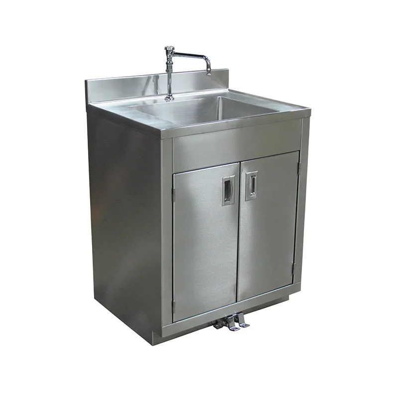 Медицинские Хирургические раковины из нержавеющей стали, больничная операционная комната, мойка, раковина с одной ручкой