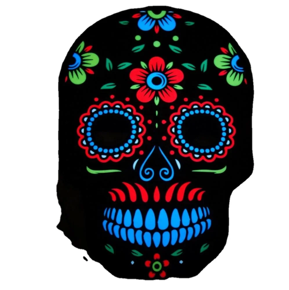 Full Face Led Mask, Voice LED Control Party Masks, EL Wire Masks Custom Halloween Masks