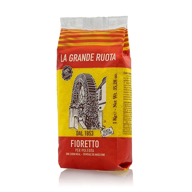 100% made in Italy Corn flour yellow for polenta Fioretto 1000g polenta ready in 45 minutes