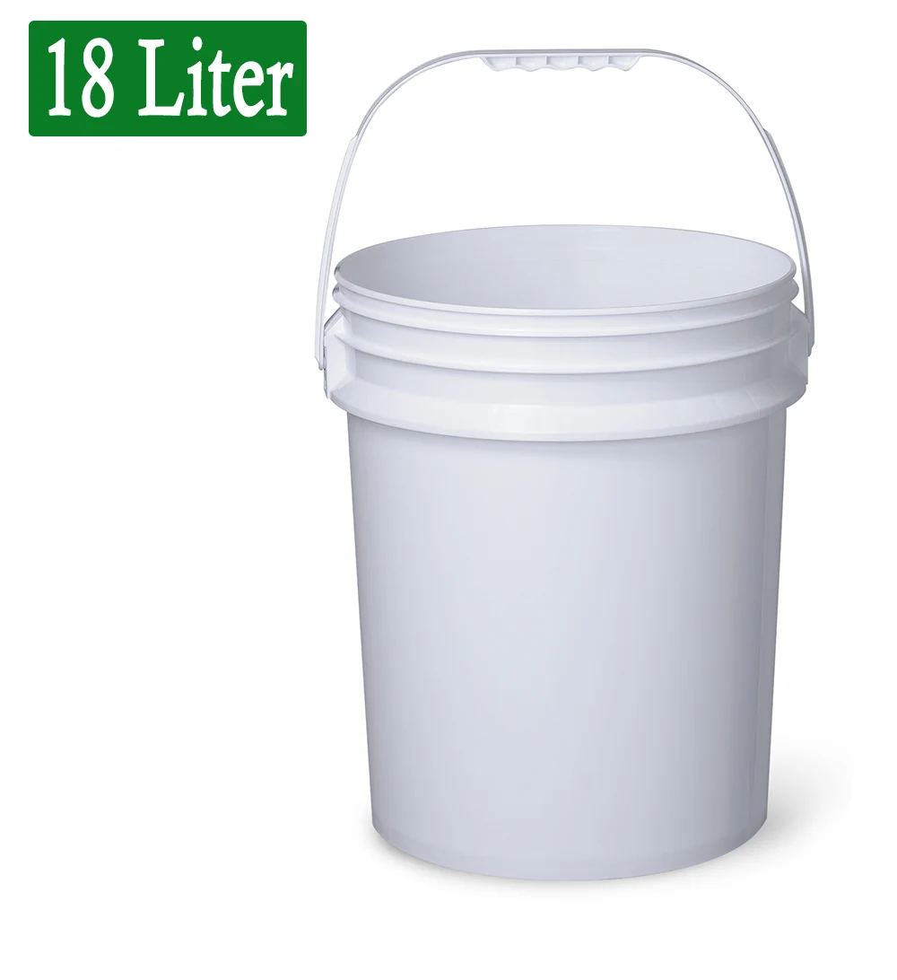 
Круглое пластиковое ведро на 5 галлонов для пищевых продуктов или химикатов 