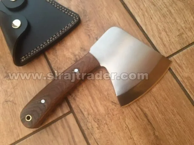 Custom Handmade D2 Steel Axe With Handle Material Wood