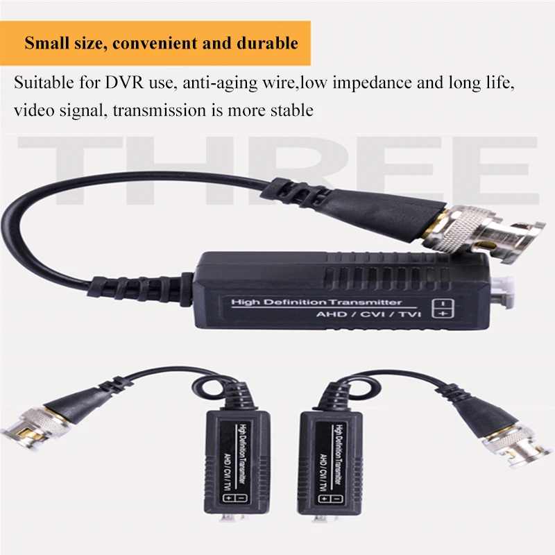 1080P HD CCTV Video Balun пассивные трансиверы адаптер передатчик BNC витая пара поддержка 720P/1080P AHD CVI TVI камера