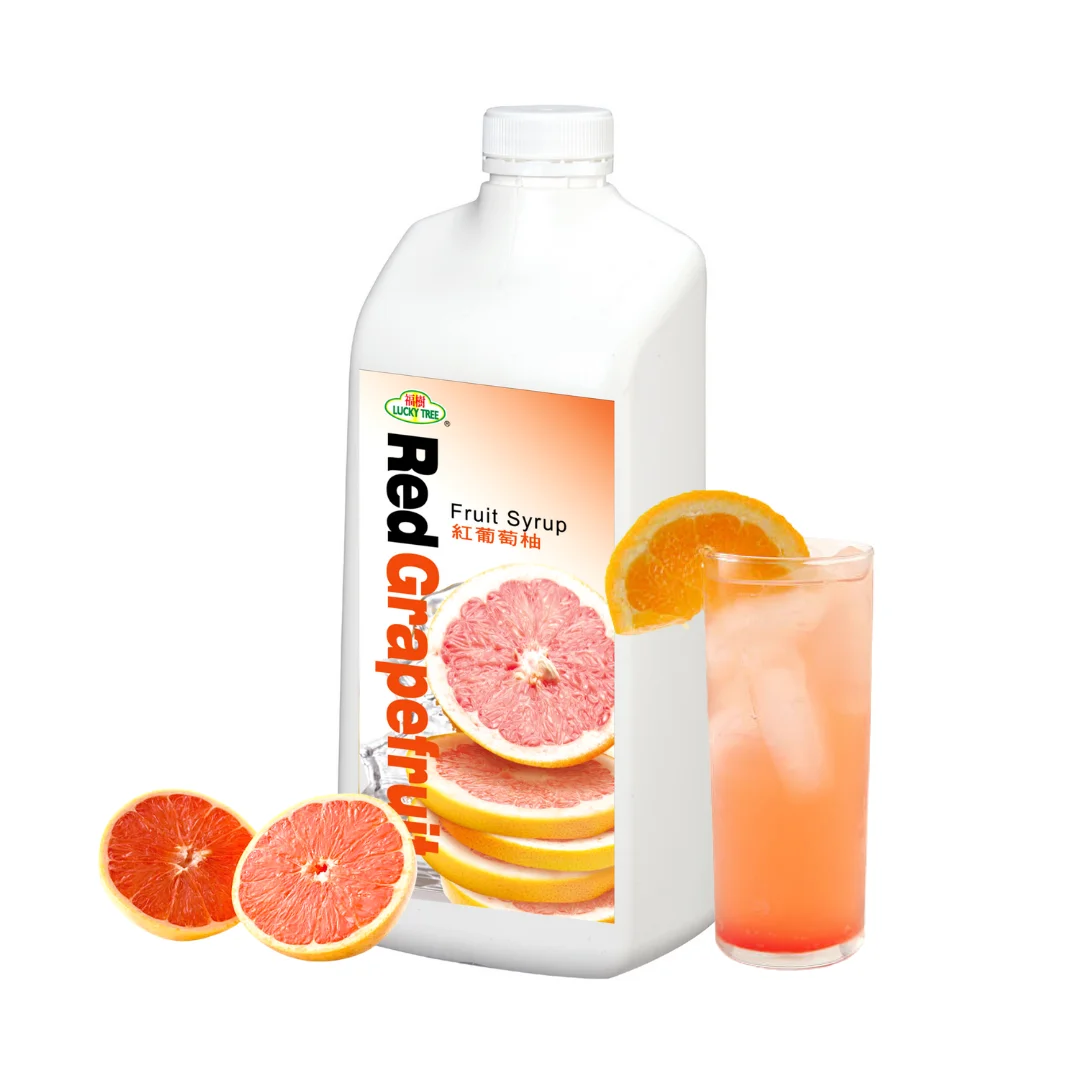 LMC Taiwan Supplier Fruit Syrup Concentrated Juice Red Grapefruit Syrup