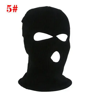 Unisex Outdoor Full Face Acrylic Balaclava Wholesale Knitted Beanie Face Masks for Sports and Fishing Custom Logo Option
