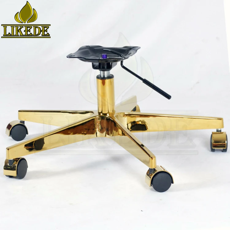 New executive chair leg gold office chair parts components gold sofa legs