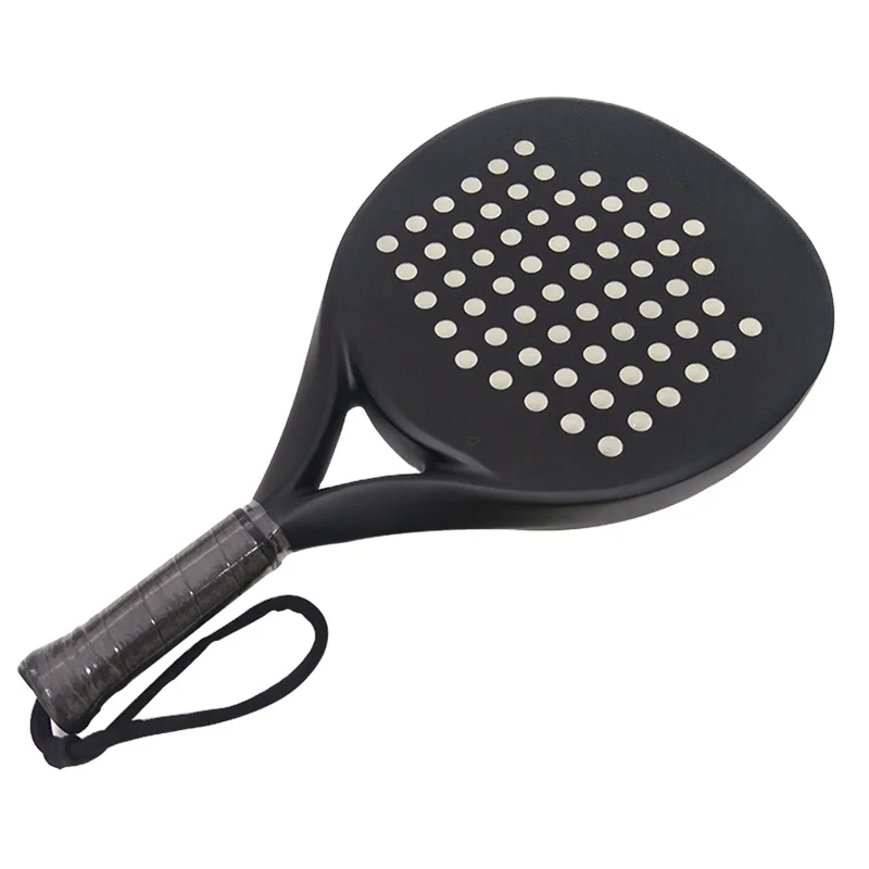 Spot Beach Tennis Racket Carbon Fiber EVA Foam Core Adult Professional Racquet Unisex Paddle Racket Graphite Carbon Paddlen