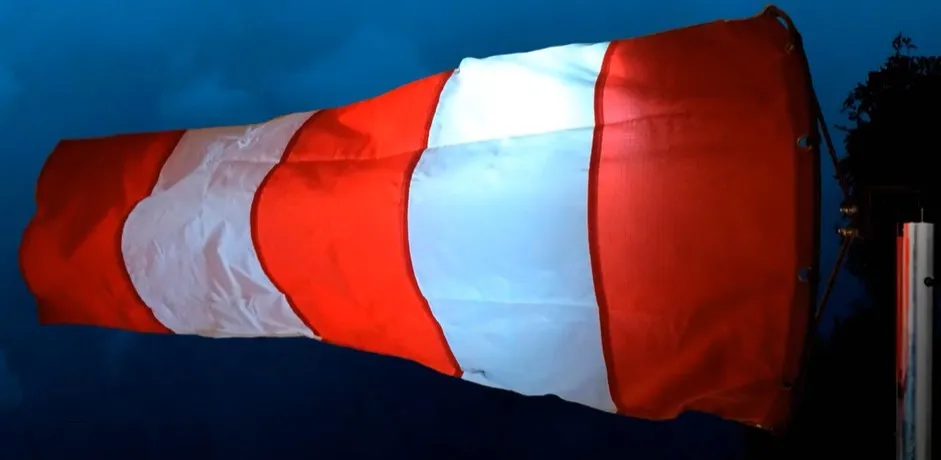  Мобильный Windsocks MWS324-Inl внутренне освещение для быстрой установки на наземная вертодромах и вертолетных