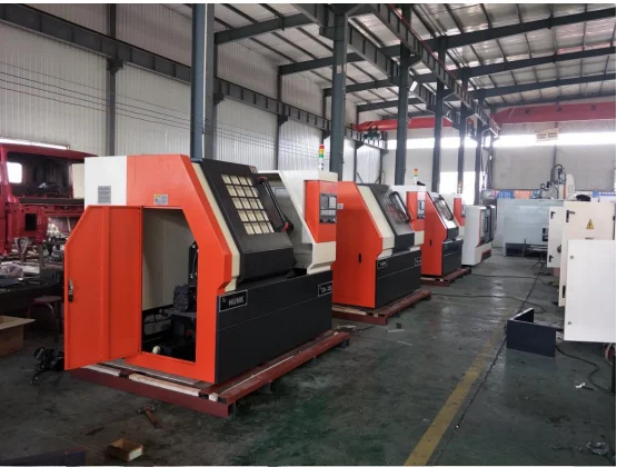 CNC Railway Wheel Lathe Machine 5 Tools X/Z Axis Lathes Machine Price