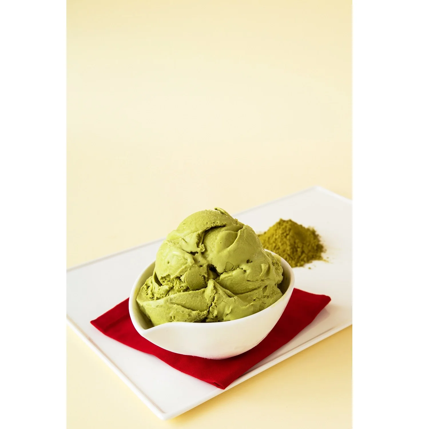 Top Selling Delicious Japanese Matcha Fragrant Mild Sweet Handcrafted Fruity Sugar Free 16oz Pint Green Tea Soft Ice Cream Bulk