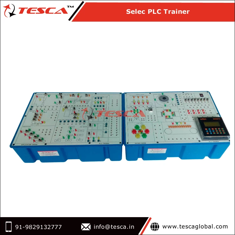 Advanced Education Supplies Equipment 13 Digital Input and 8 Digital Outputs LCD Display Selec PLC Trainer
