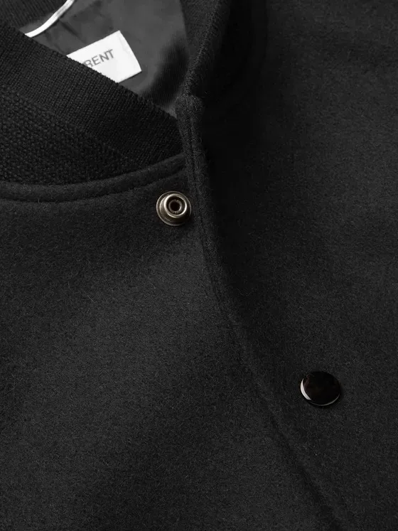 Baseball Jacket Blank Wool Body Leather Sleeves School College Letterman Jacket
