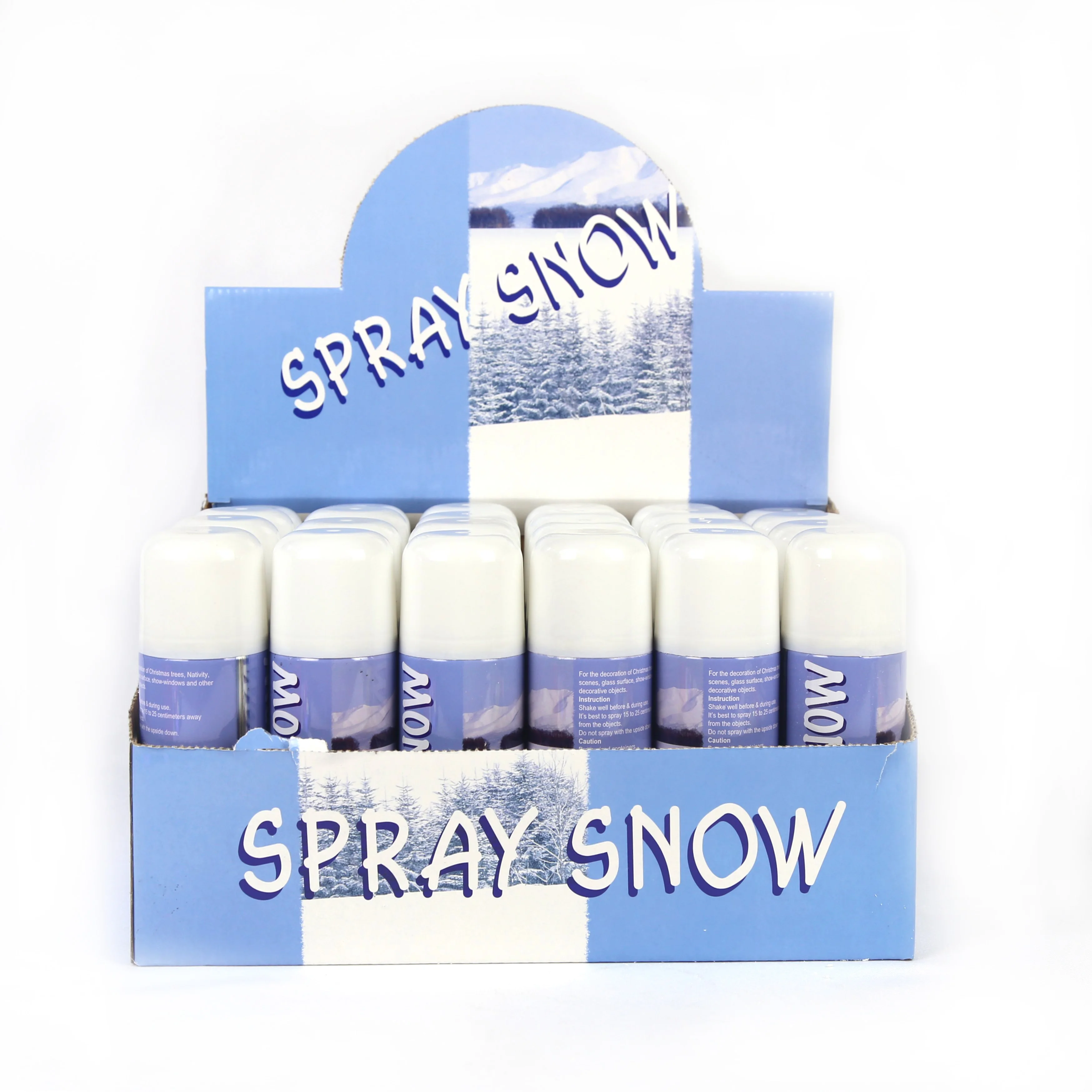 High Quality Christmas Decoration Gift White Nonflammable Snow Spray For Sale