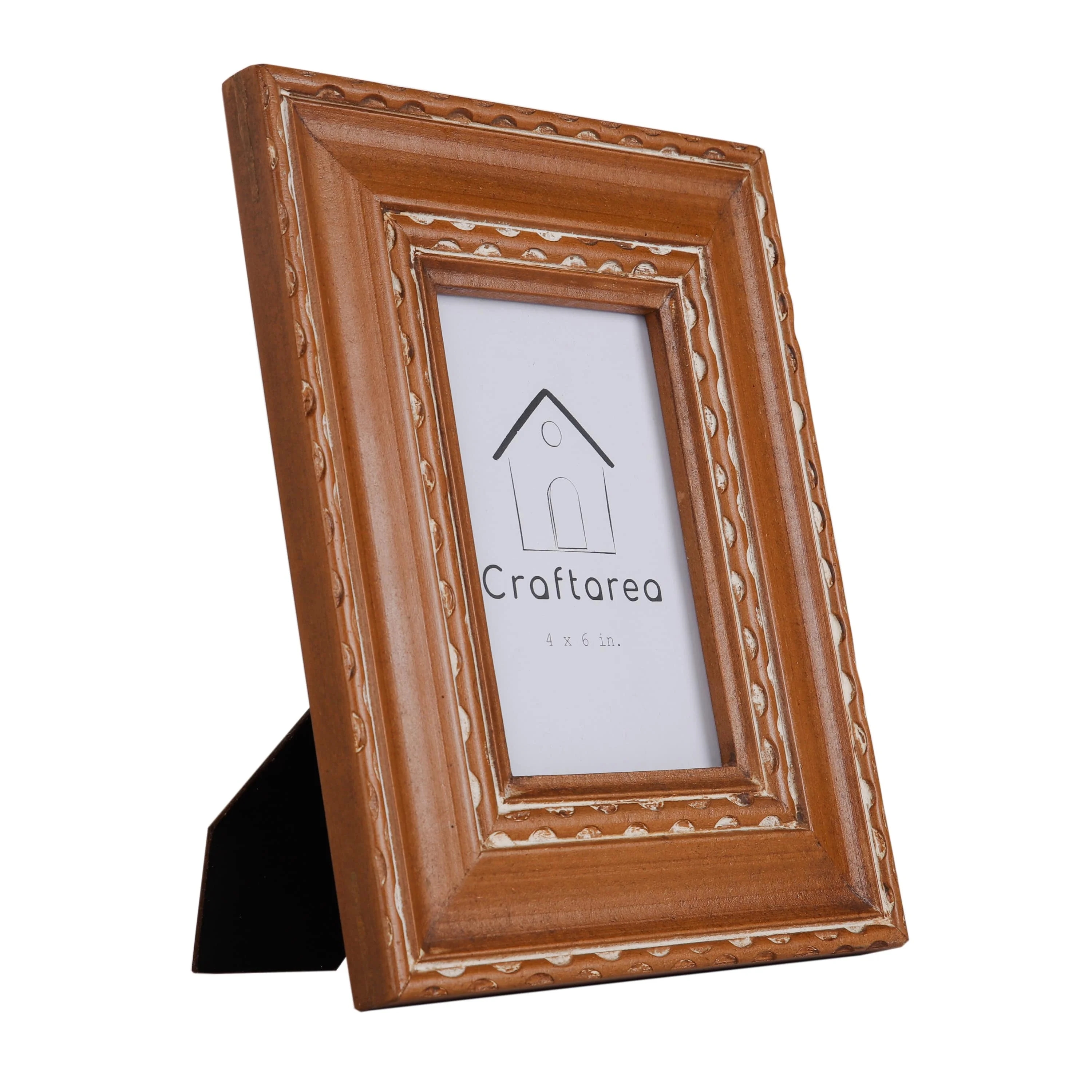 Brown Wooden Picture Photo Frame Wall Hanging Customize Photo Frame 4x6Inches Vintage Large-size Wooden Picture Display Frame