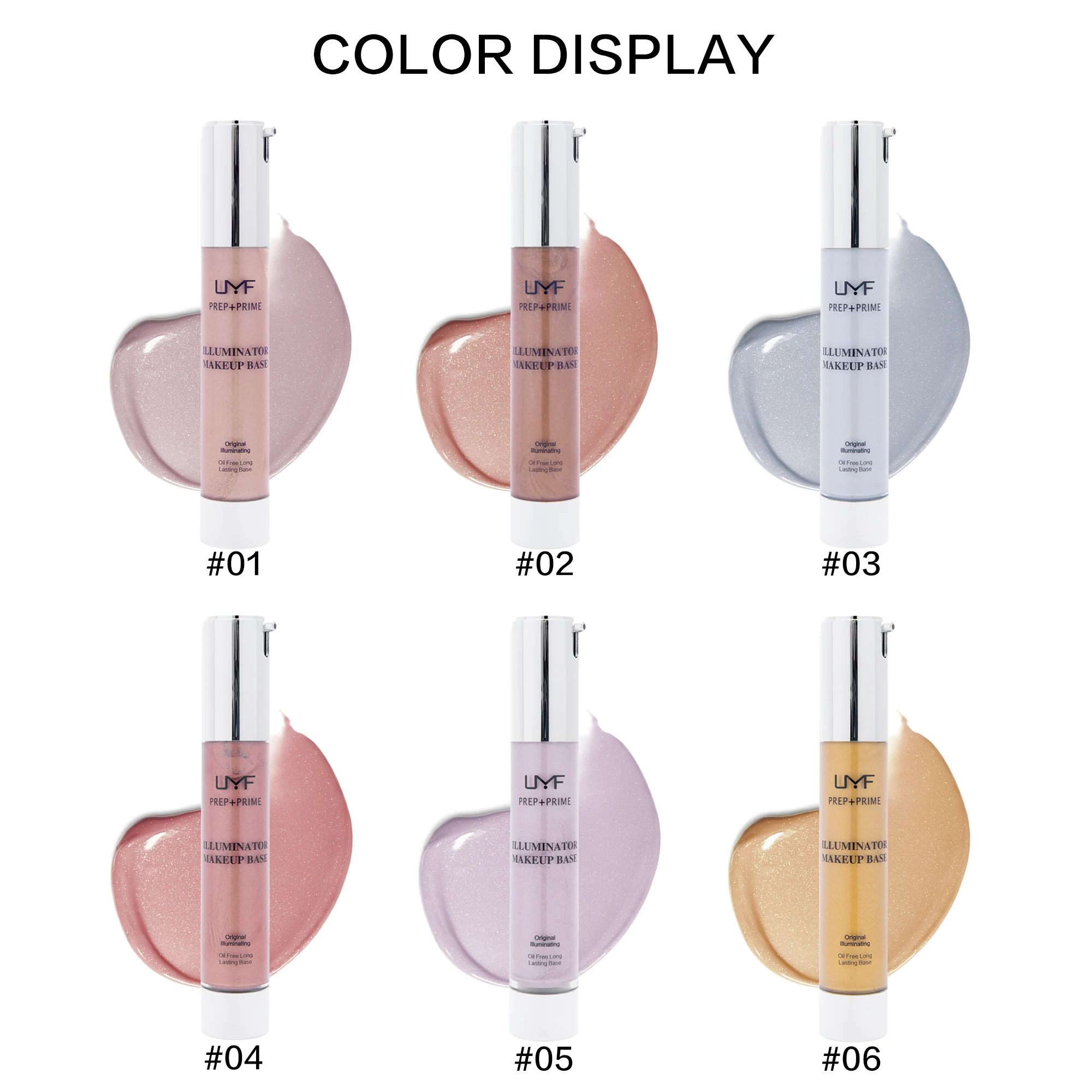 Private Label Factory Wholesale Long Lasting Highlighter Body Shimmer Brightening Pearlescent Shiny Liquid Highlighter