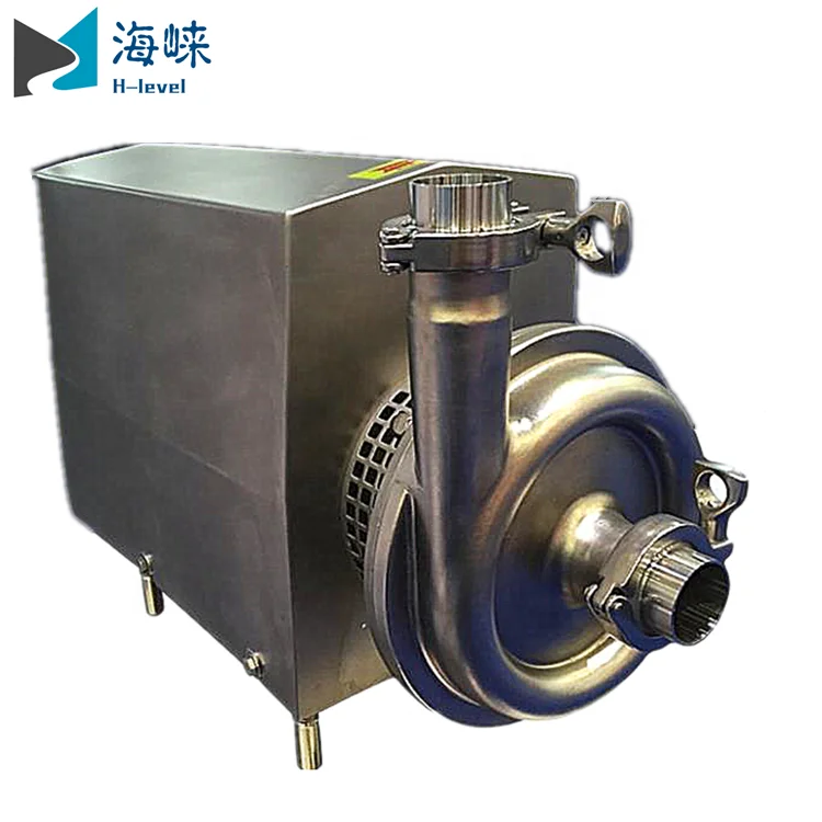 electric driving stainless steel sanitary centrifugal pump for food/milk and ethonal