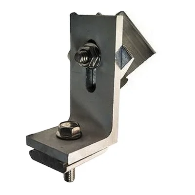 Customized L Feet Clamp Adjustable  for Solar Panel Roof Mount Solar Clamp Racking System Structure