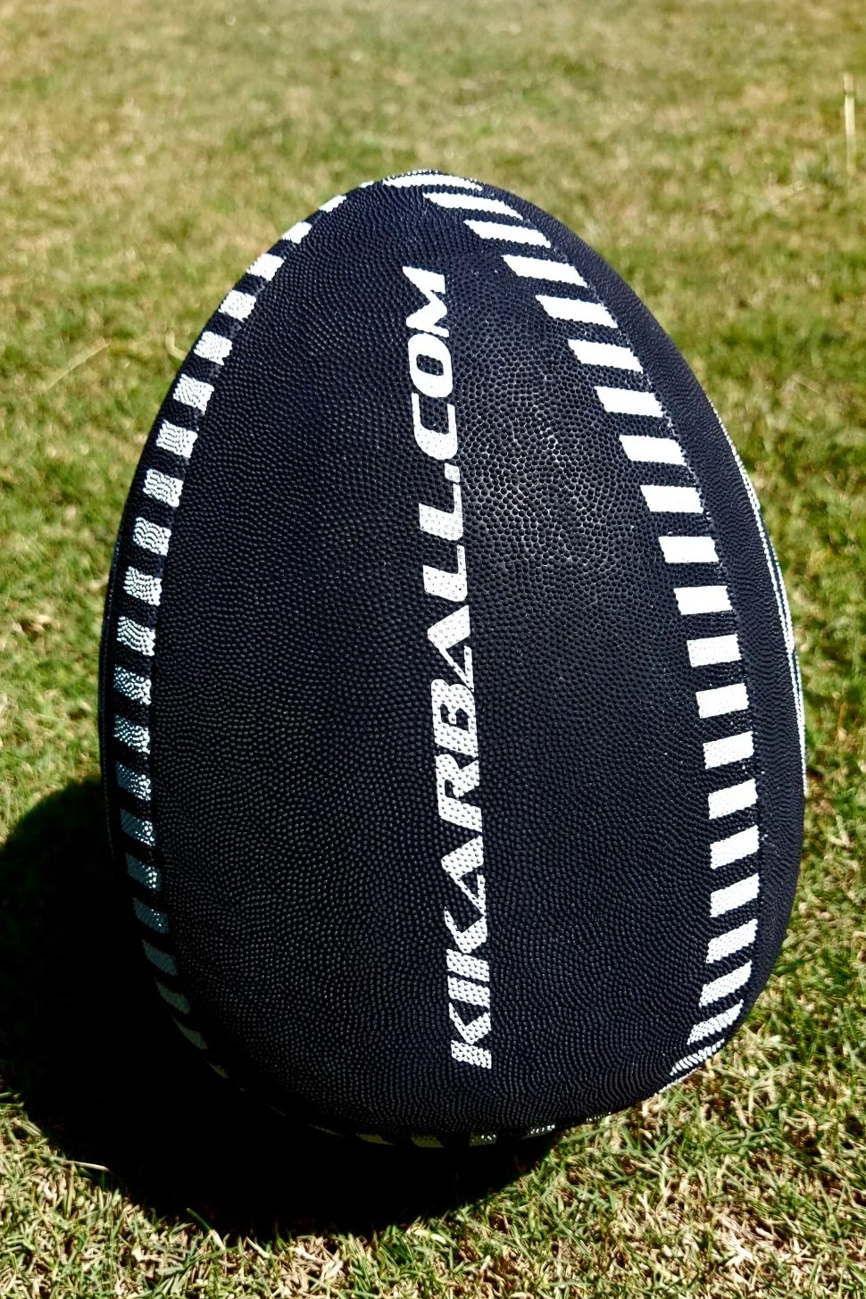 Rebounder Ball Specially Designed Fitness Training and Rugby Catch or Kick Training for Body Shaping Black Colour Size 5 Ball 30