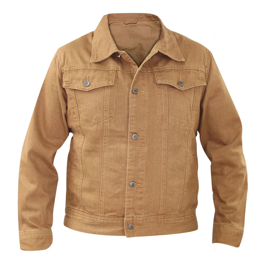 
Wholesale clothing Men Jeans jacket High Quality 100% cotton men Jeans jacket 