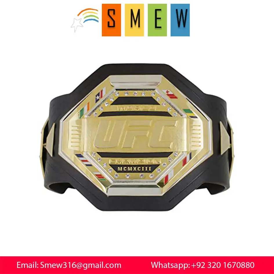 manufacture ufc custom wrestling championship belt
