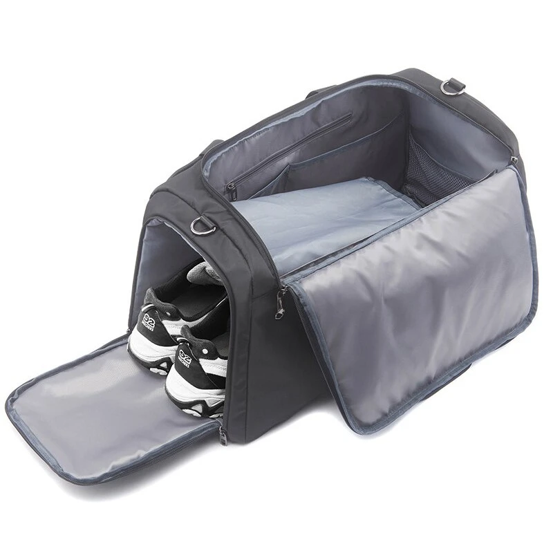 Вместительные сумки, спортивные сумки для тренажерного зала, персонализированные сумки для путешествий и личных гаджетов, полиэфирная печать логотипа на заказ, OEM ODM, пользовательские цвета