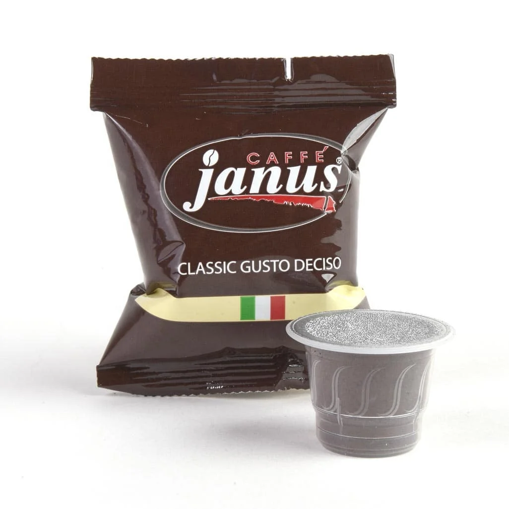 
 Кофейная капсула Janus Classic, сильный вкус, кофейная Каффа, Сделано в Италии, капсула Эспрессо  