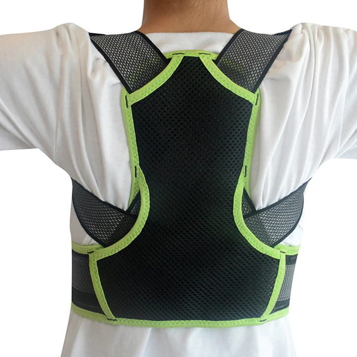 Cross Tightening Shoulder Upper Back and Waist Strap of Spandex Nylon and Polyester for Men